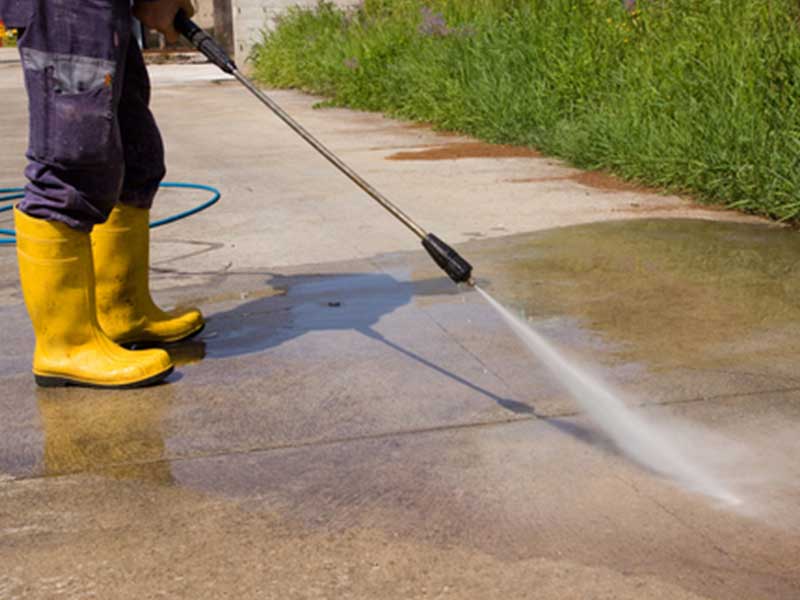 Troy pressure washing driveway washing