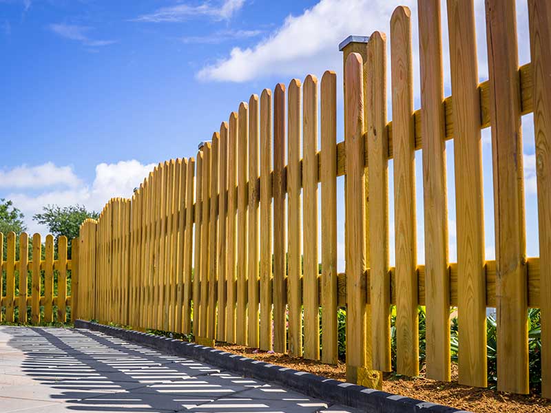 Troy pressure washing fence cleaning